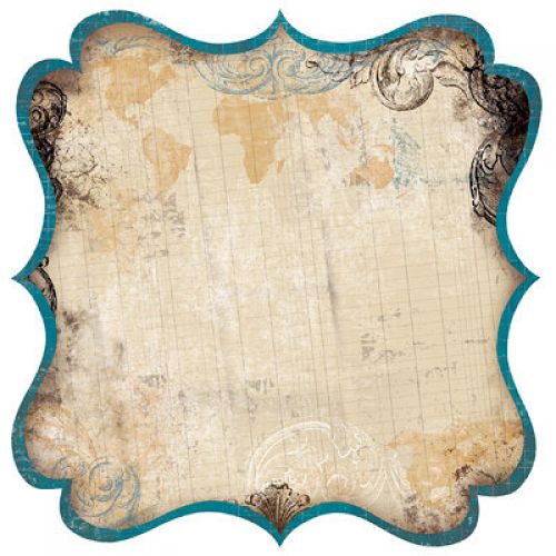 Bo Bunny - Mama-razzi Collection - 12 x 12 Die Cut Paper - Mama-razzi Panoramic